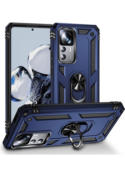 Storepgs Xiaomi Mi 12T Pro Kılıf Vega Kapak-Mavi