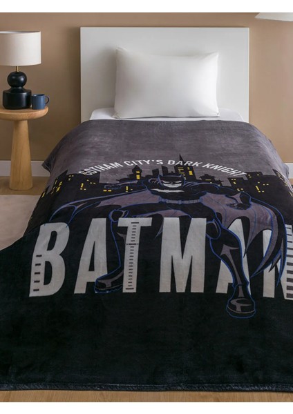 Lcw Home Karışık Baskılı Batman Baskılı Tek Kişilik Çocuk Battaniye 150X200 cm