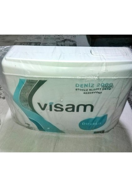 Visam Deniz 2000 Stoplu Spiral Dirsekli Klozet Üstü Rezervuar Basmalı