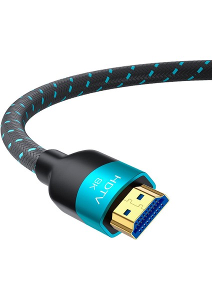 HDMI 2.1 Örgü Kablo 1.5 m – Ultra Hızlı 8K/4K 144Hz, HDTV ve Monitör Uyumlu, Kalın Bakır Tel ile Dayanıklı Tasarım modelleri