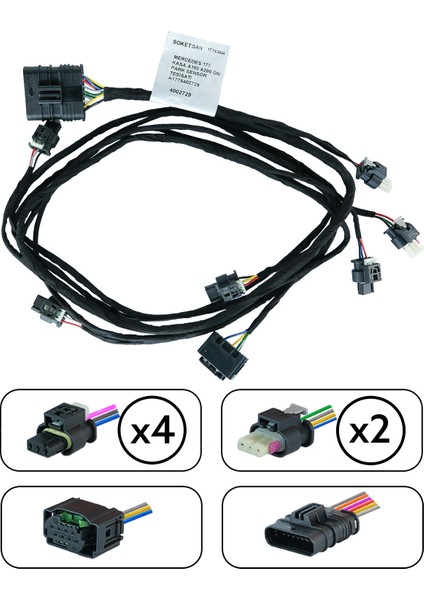 Mercedes 177 Kasa A180 A200 Ön Park Sensör Tesisatı A1775402729