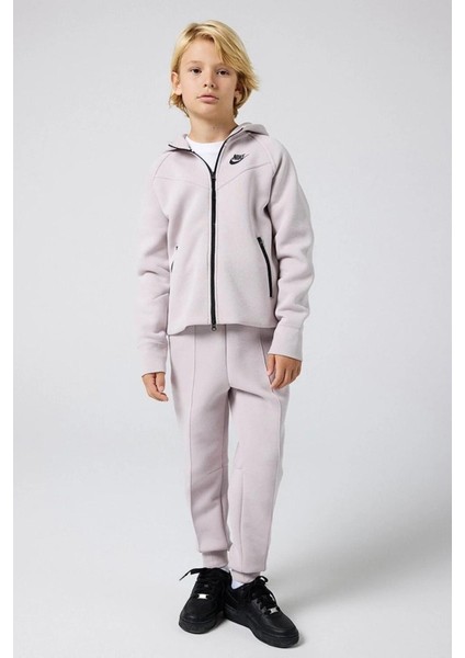 Sportswear Tech Fleece Jogger Çocuk Eşofman Altı Lila fırsatları