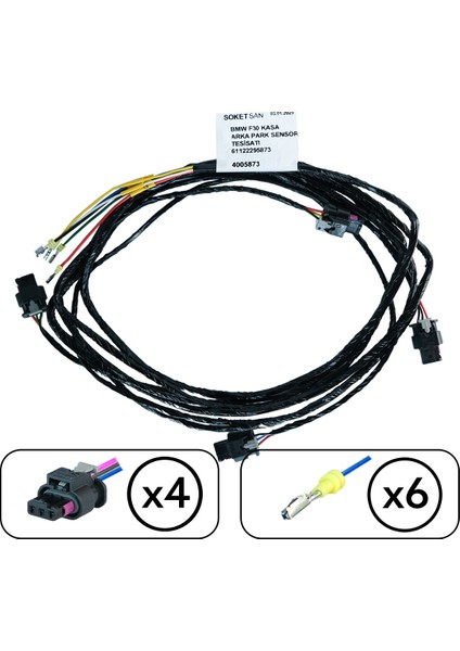 Bmw F30 Kasa Arka Park Sensör Tesisatı 61122295873