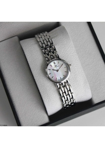 F21486A Çelik Kordonlu Kadın Kol Saati