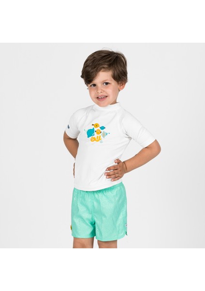 Nabaiji Bebek/Çocuk Deniz Şortu - Yeşil