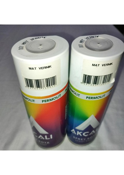 Mat Vernik Alüminyum-Ahşap-Plastik-Demir-Metal-Sprey Boyama 400 ml