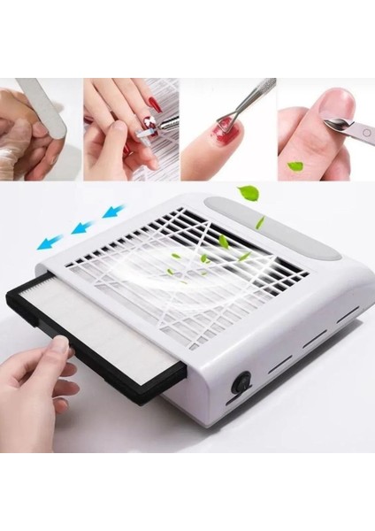 Anil Toz Toplama Makinası - 40 W, Tırnak Manikür ve Pedikür Işlemi Için Etkili Toz Kontrolü! modelleri