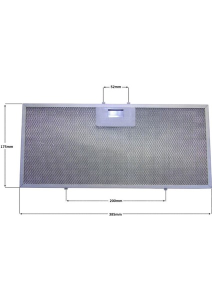 Hgnm E Trading Davlumbaz Yağ Filtresi Aspiratörü, 385X175 Mm, 00778439,O1