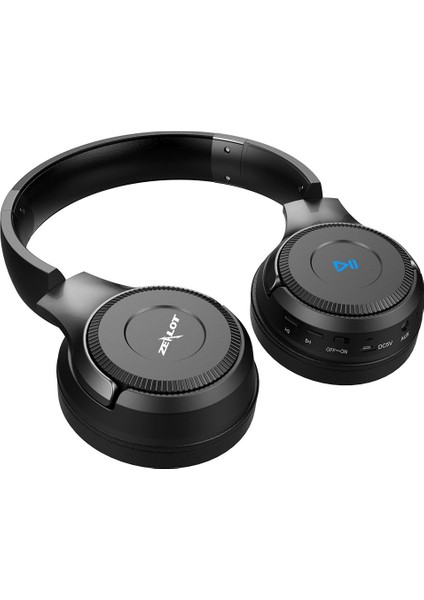 Zealot B26 Kulak Üstü Kablosuz Bluetooth Kulaklık, Mikrofon Desteği Tf Kart/aux-In-Black (Yurt Dışından)