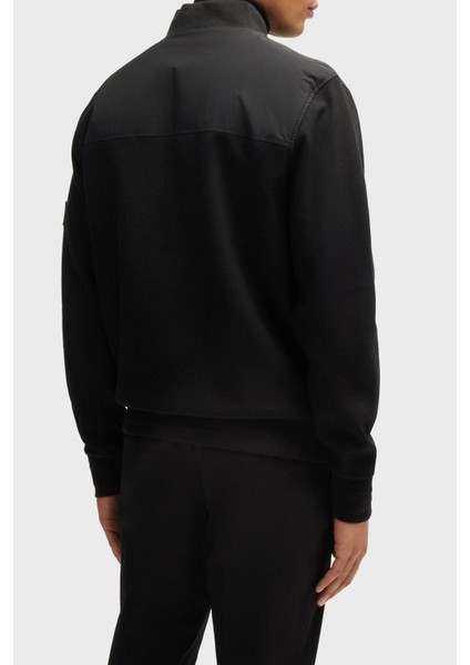 Pamuk Regular Fit Dik Yaka Fermuarlı Sweat Erkek Sweat 50525007 001