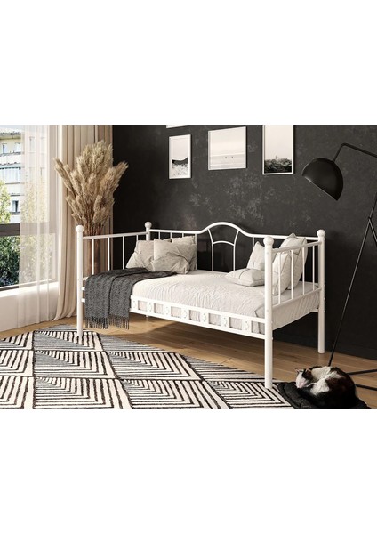 Kamelya Sedir Metal Karyola