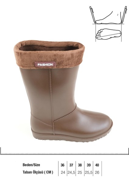 00623 Kadın Termal Astarlı Su Geçirmez Çizme fiyatları