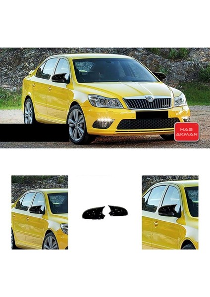 Skoda Octavia Mk2 A5 Facelift Yarasa Ayna Kapağı Piano Black 2009 2010 2011 2012 2013 fiyatları