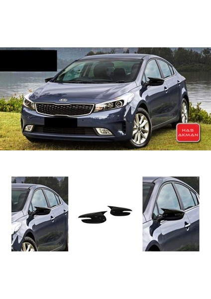 Kia Cerato Yarasa Ayna Kapağı Sinyalli Piano Black 2016 2017 2018 2019