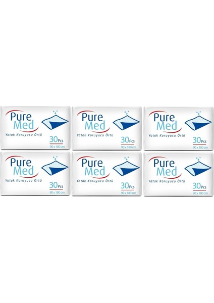 Puremed Yatak Koruyucu Örtü 90X180 cm 180 Adet