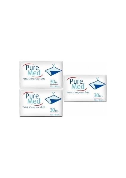 Puremed Yatak Koruyucu Örtü 90X180 cm 90 Adet
