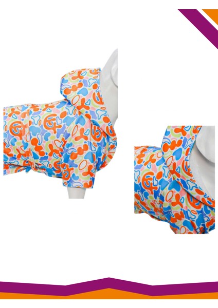 Köpek Bornoz, Desenli Colorful Kapüşonlu Pamuk Kıyafet fiyatları