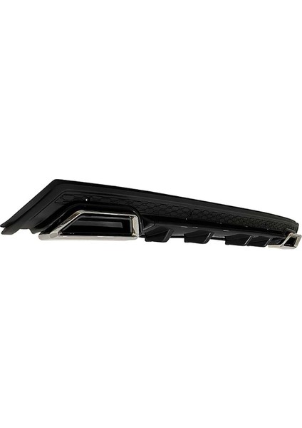 Vw Golf Mk6 2008-2014 Piona Black Krom Kare Egzozlu Difüzör Mat Siyah