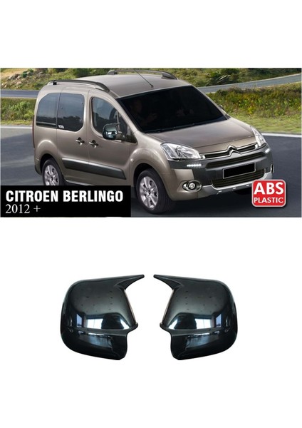 Citroen Berlingo Yarasa Ayna Kapağı Parlak Siyah Batman Abs 2012-2019