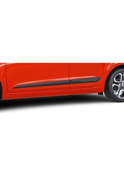 Citroen Nemo 2012-2014 Kapı Çıtası Mat Siyah 3m Bantlı 4 Parça
