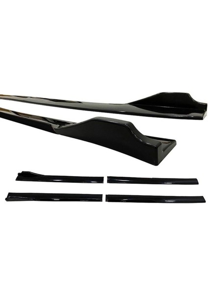 Opel Corsa C 2000-2006 Leon Tip 3 Prç Ön ve Beyaz Şeritli Yan Marşpiyel Set