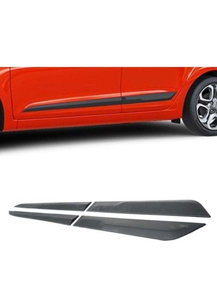 Mazda 3 2014-2018 Kapı Çıtası Mat Siyah 3m Bantlı 4 Parça