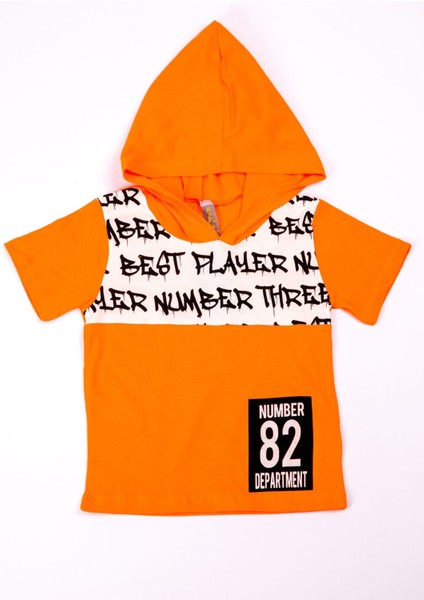 Erkek Çocuk Tshirt Kapşonlu Baskılı A21