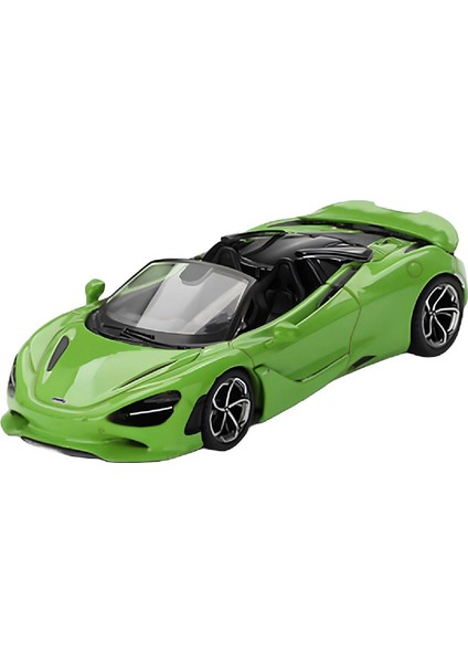 1:64 Diecast Mclaren 750S Spider Mantis Green Model Araba