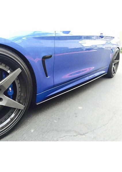 Vw Passat B7 2010-2014 F30 Düz Marşpiyel 4 Parça ve Brabus Ön Lip Ön Ek Piona Black 3 Prç.