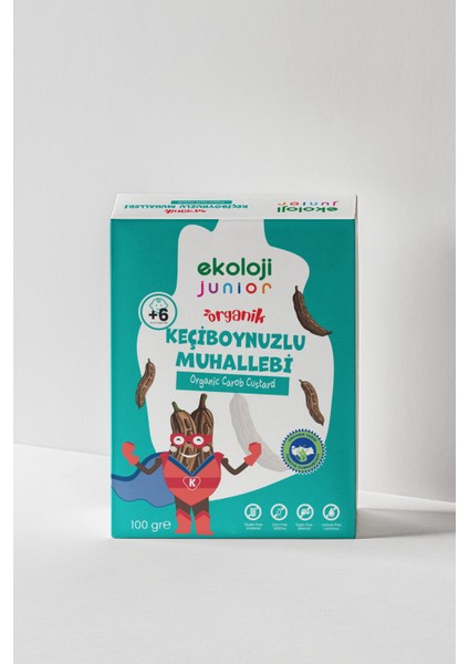 Organik Glutensiz Bebek Muhallebi Keçiboynuzlu 100 gr
