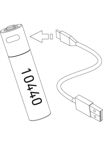 10440 Pil 200 Mah / P2R Core Yedek Pil