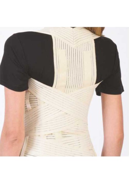 Torakolomber Dorso-Lomber Çelik Fleksible Balenli Korse Standart Beden