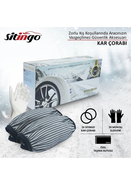 Oto Lastik Kar Çorabı Professional Series fırsatları