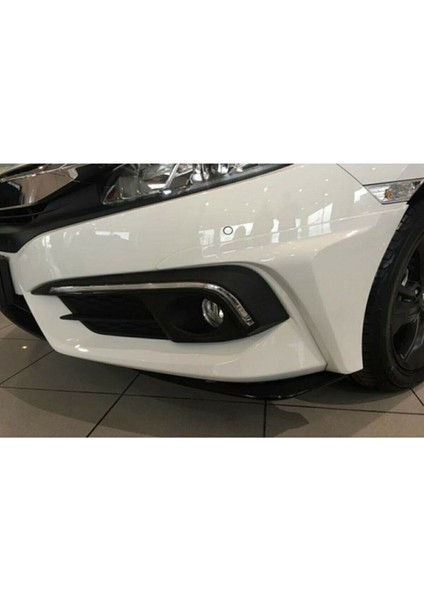 Honda Civic Fc5 Ön Flap + Klips Seti Piona Black Ithal 2016 - 2021 modelleri