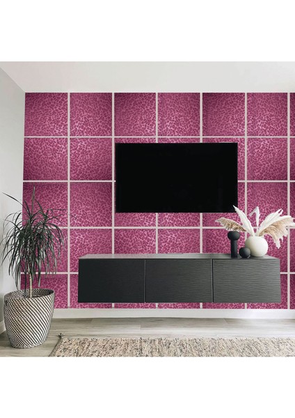 Bordo Embos Keçe Ses ve Isı Yalıtım Paneli 40 x 40 cm