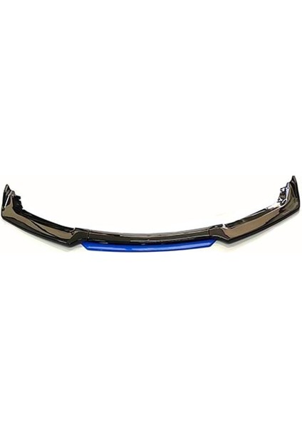 Vw Jetta 2005-2010 Mavi Şeritli Ön Ek Ön Lip Piona Black 4 Prç