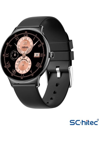 Watch Ultra 5 Amoled Ekran Super Slim Tasarım Waterproof 3 Kordonlu Akıllı Saat Titanyum Siyah fiyatları