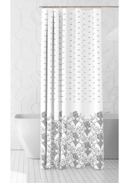 Banyo Perdesi 2 x 110 x 200 Çift Kanat Duş Perdesi 1228
