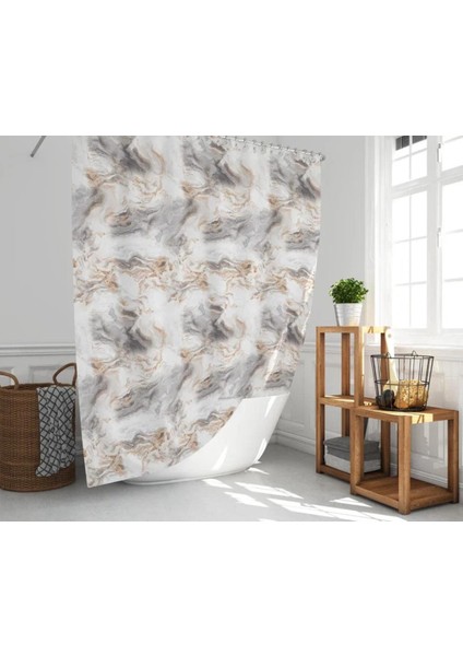 Banyo Perdesi 1 x 120 x 200 Tek Kanat Duş Perdesi 5203