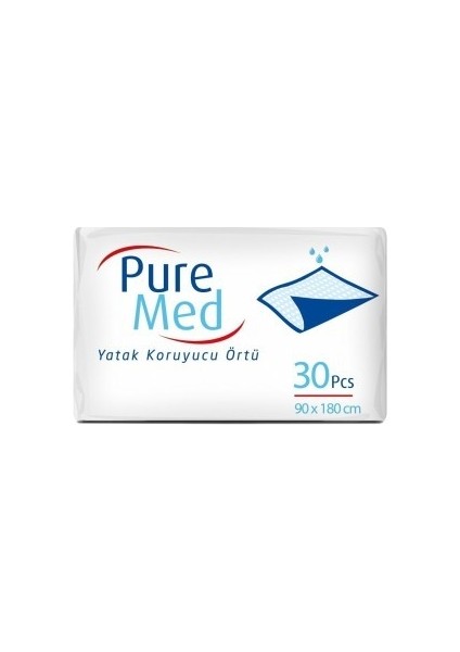 Puremed Yatak Koruyucu Örtü 90X180 cm 30 Adet