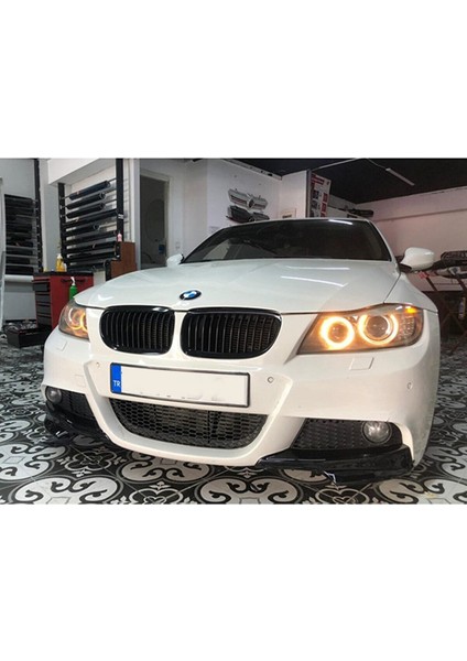 Bmw E90 Lcı 3 Serisi M Techinc Ön Flap Set Piona Black 2008 - 2011 modelleri