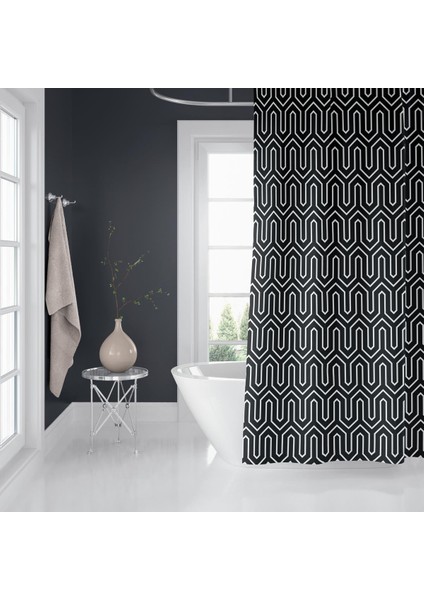 Banyo Perdesi 1 x 120 x 200 Tek Kanat Duş Perdesi 1076