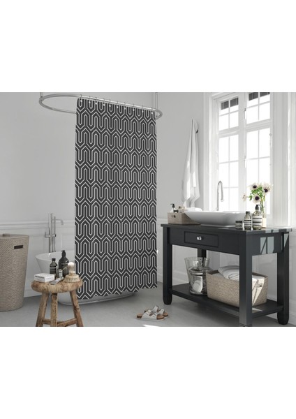 Banyo Perdesi 1 x 120 x 200 Tek Kanat Duş Perdesi 1076 fiyatları