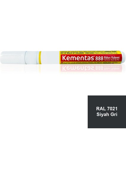 Tam Örtücü Rötuş Kalemleri Ral 7021 Siyah Gri Tam Örtücü Mob.rötuş Kalemi