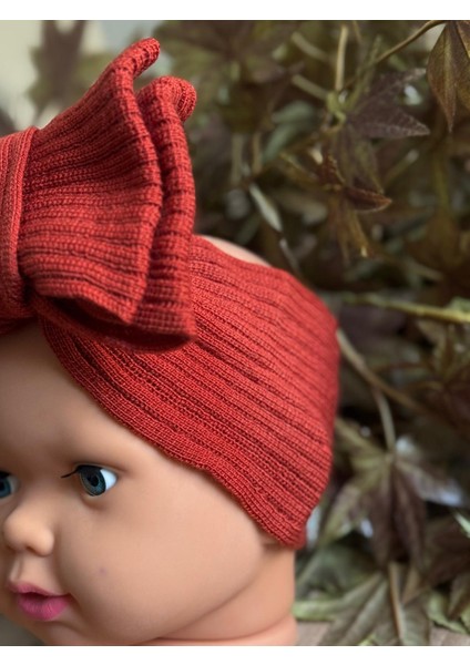 Kız Bebek Fitilli Fiyonk Triko Saç Bandı 0-24 Ay fırsatları
