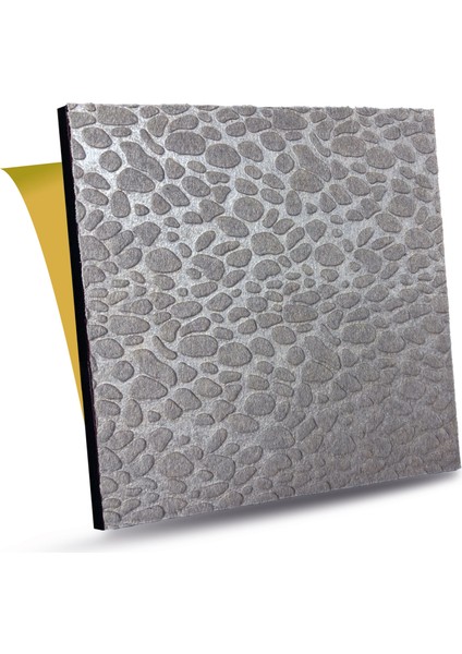 Gri Embos Keçe Ses ve Isı Yalıtım Paneli 40X40 cm