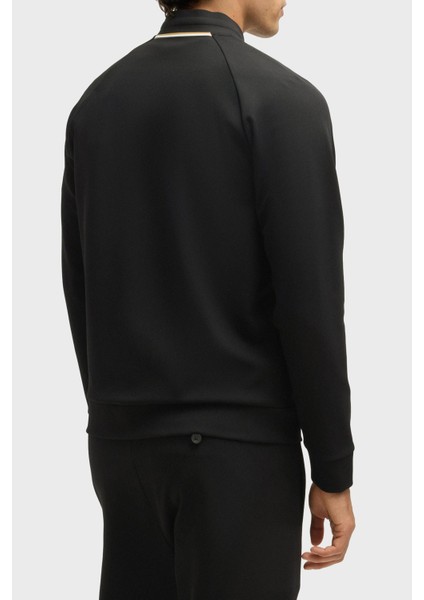 Regular Fit Kolej Yaka Fermuarlı Logolu Sweat Erkek Sweat 50530732 001 fiyatları