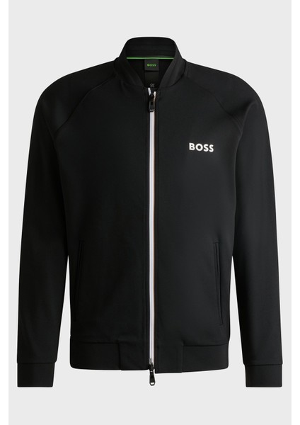 Regular Fit Kolej Yaka Fermuarlı Logolu Sweat Erkek Sweat 50530732 001 indirimleri