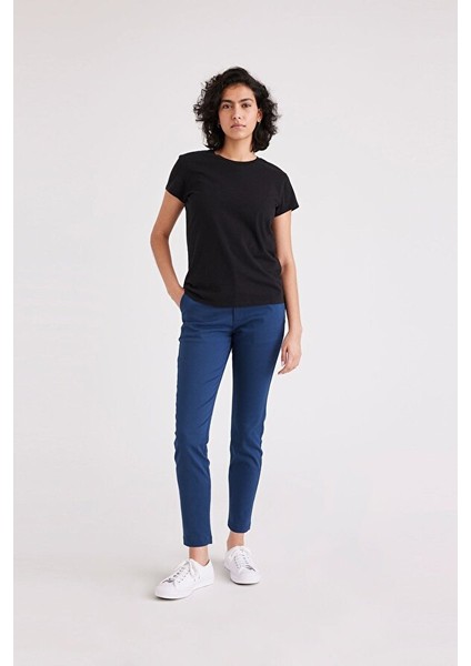 Weekend Chino Lacivert Skinny Fit Pantolon