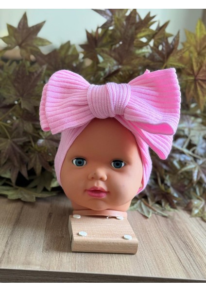 Kız Bebek Fitilli Fiyonk Triko Saç Bandı 0-24 Ay fiyatları